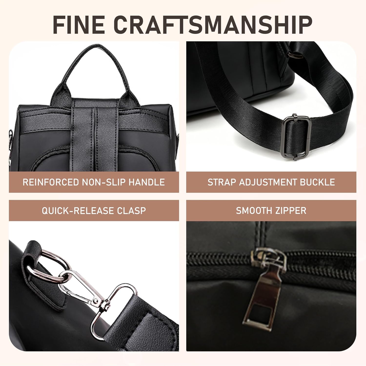 Detalle de shepretty Anti Theft Travel Rucksack