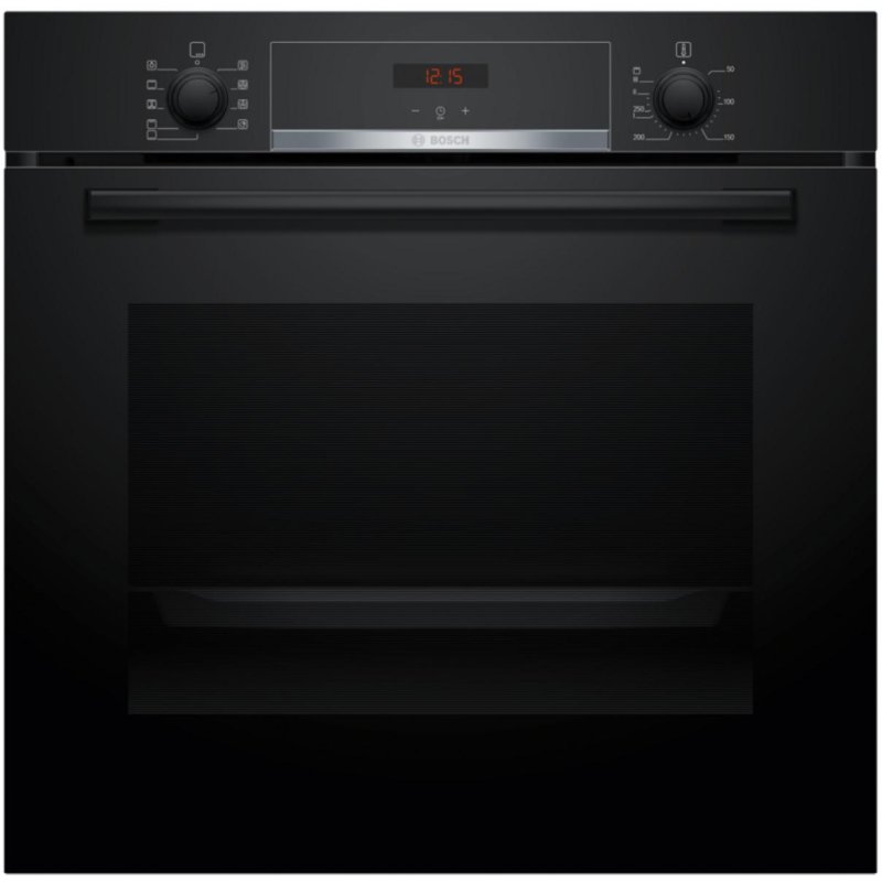 Detalle de Horno eléctrico Bosch Serie 4 HBA514BB3 71 L Negro con Autolimpieza Hydrolytic y 3D Hot Air