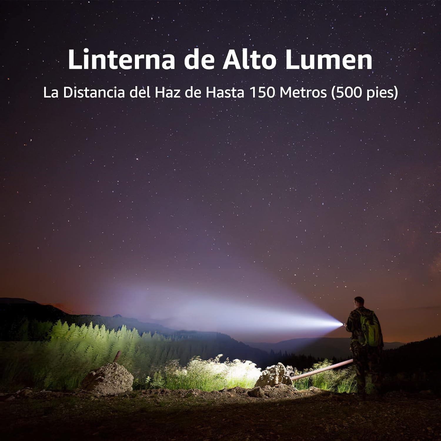 Detalle 2 de Lepro LE1000 linterna LED 140 lúmenes