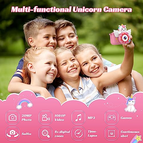 Thumbnail 2 de TIATUA Cámara para niños 1080P HD con pantalla 2.0'' y tarjeta 32 GB – Regalo perfecto para peques