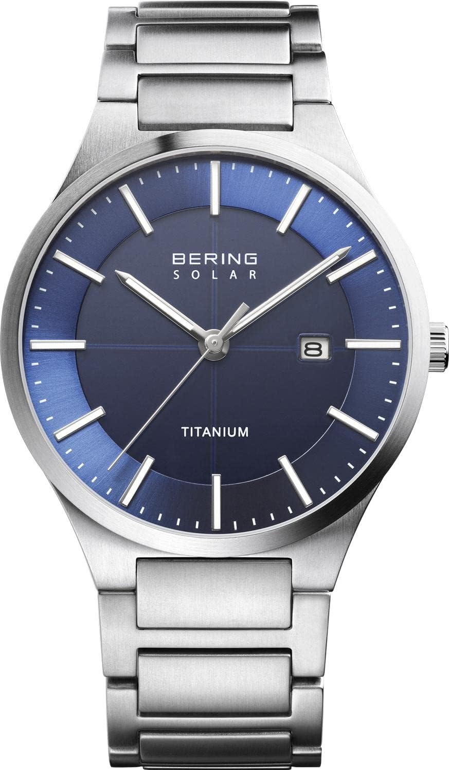 Thumbnail 6 de BERING Herren Solar Uhr 39 mm – Titan Gehäuse, Titanband mit Titanelementen, 10 ATM