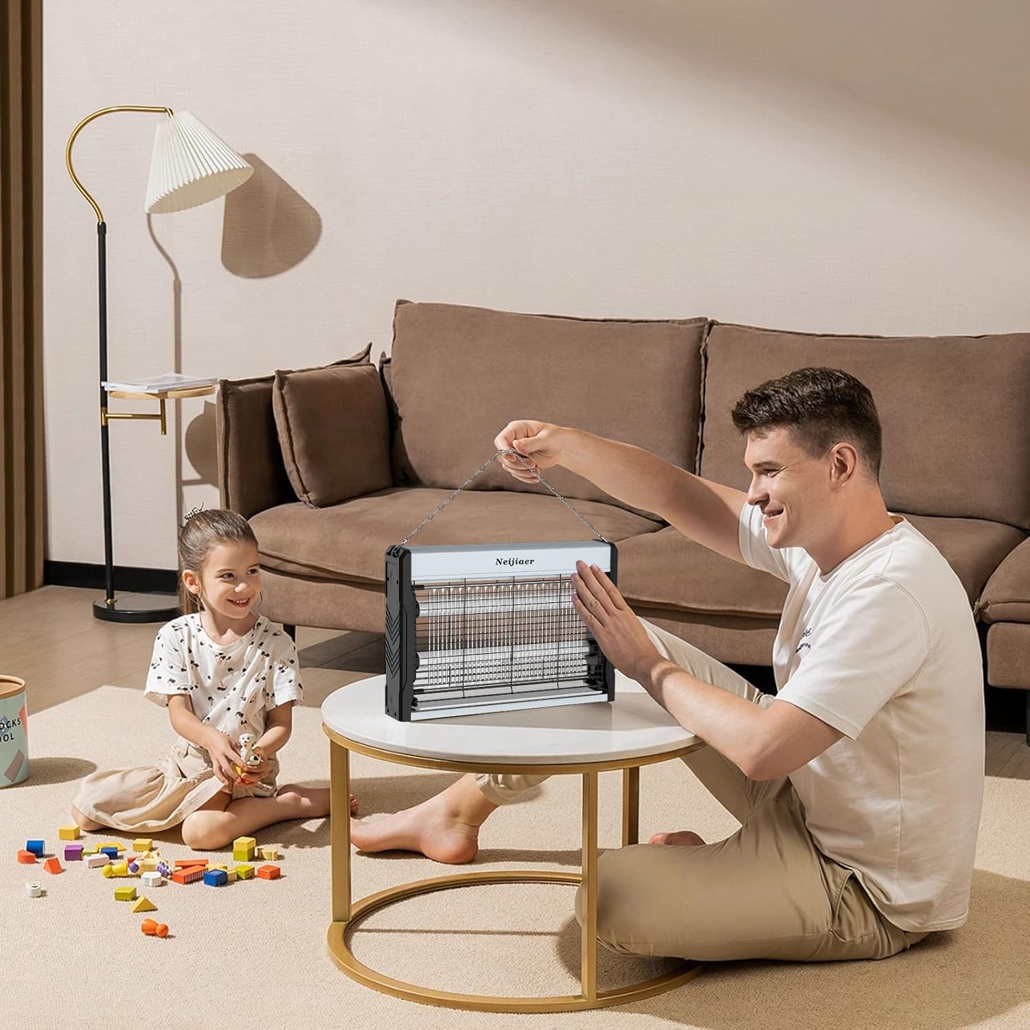 Thumbnail 6 de Neijiaer Lampada antizanzare USB con UV LED da 4000V e vassoio