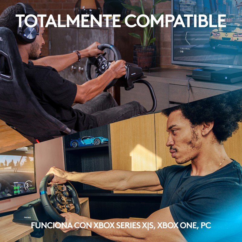 Detalle de Logitech G923 Volante y Pedales para Xbox y PC