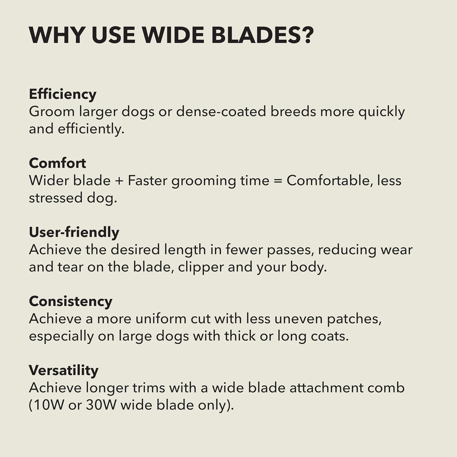 Thumbnail 6 de Andis ceramicEDGE #5FW Cover Wide Blade 犬用替刃、幅広設計・セラミックエッジ・6.3mm
