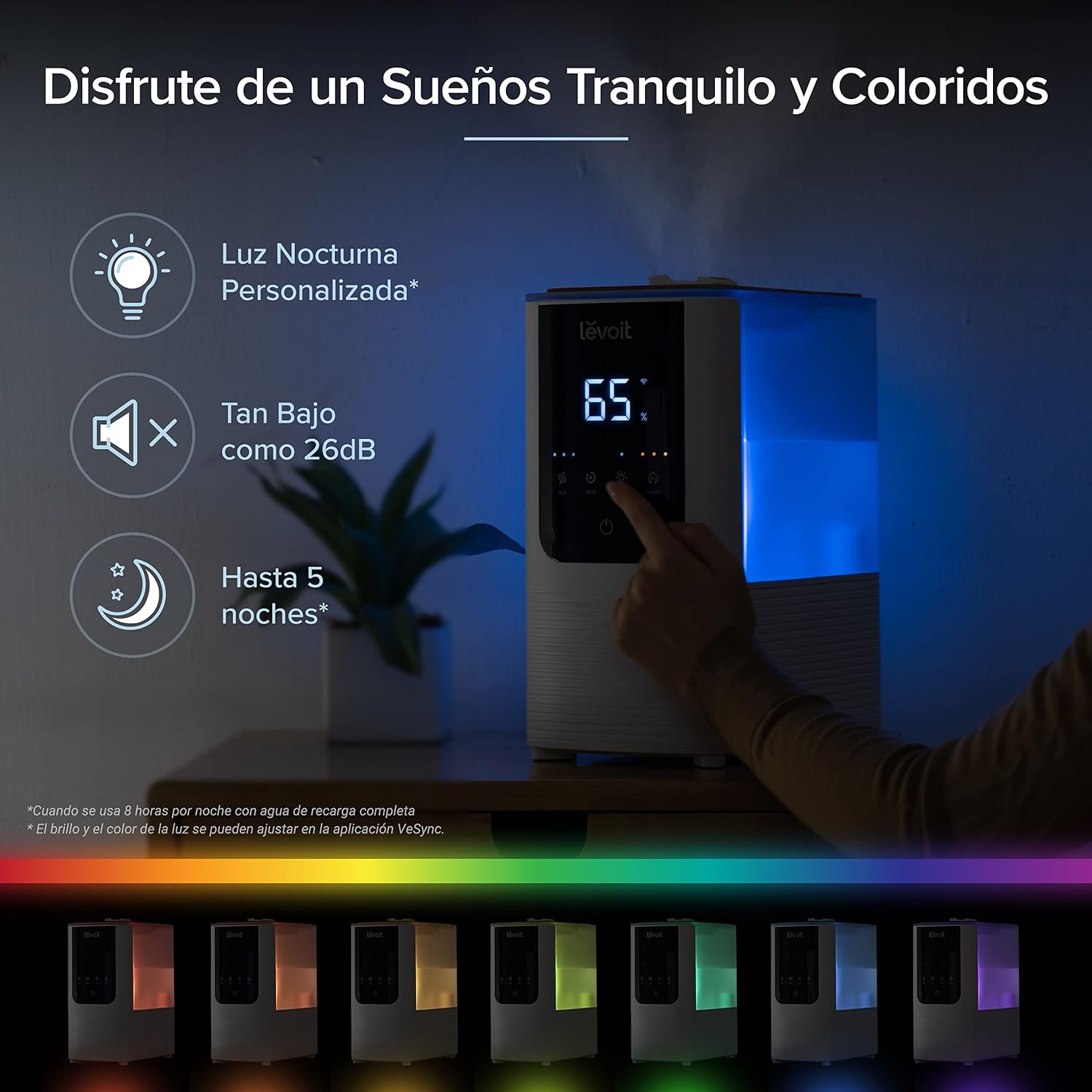 Thumbnail 4 de LEVOIT OasisMist Humidificador inteligente 4.5L