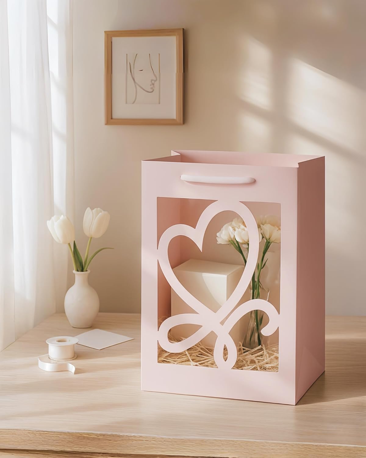 Detalle de VAGREEZ Gift Bags, Kraft Paper