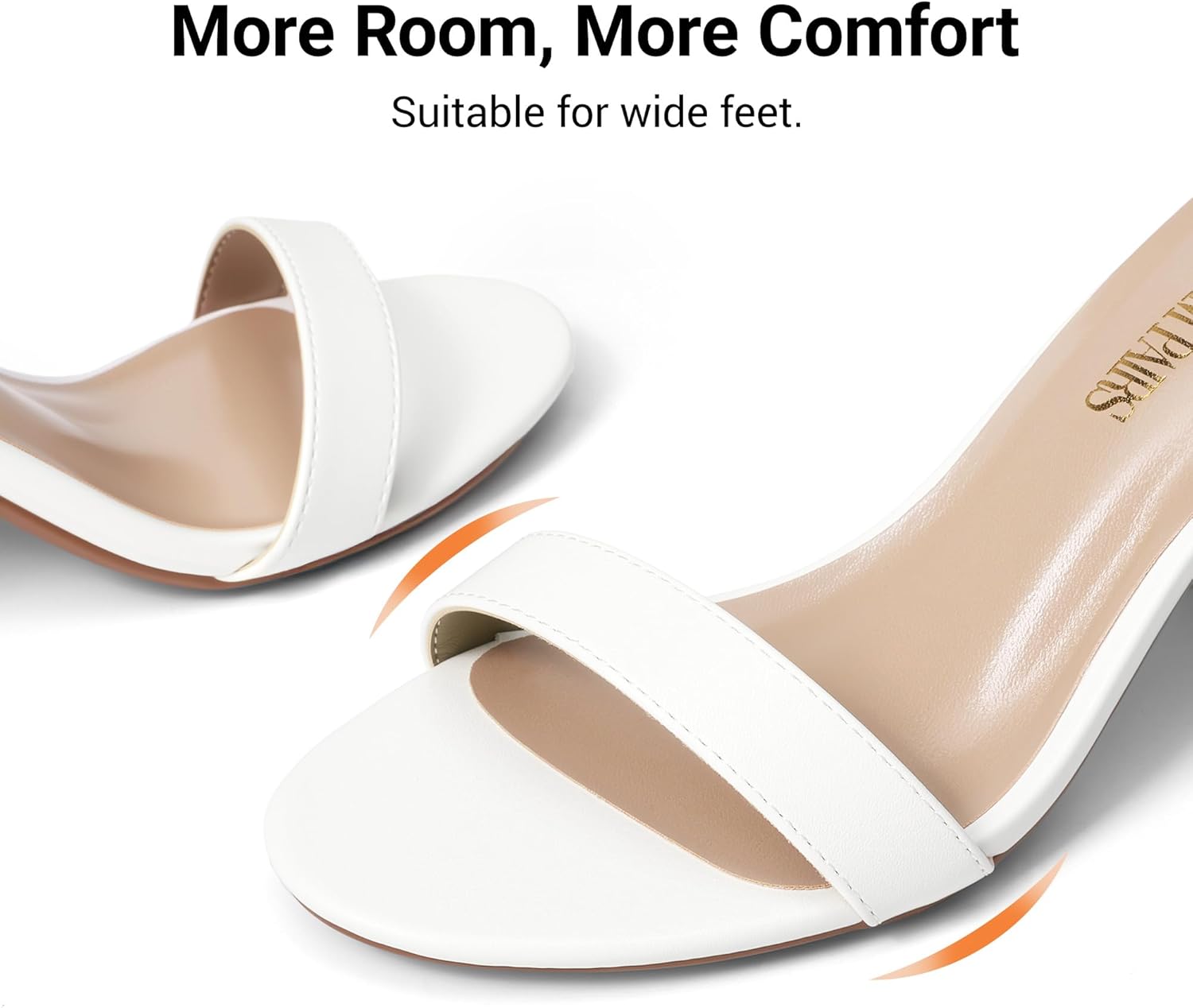 Thumbnail 4 de DREAM PAIRS Women's Chunk Low Heel Pump Sandals