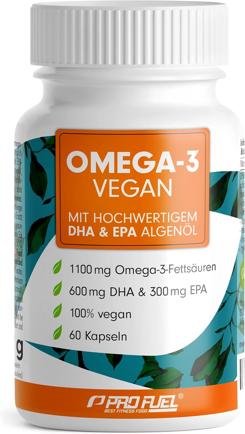 Thumbnail 6 de Omega‑3 Vegan Kapseln 120 Stück, 2000 mg Algenöl täglich