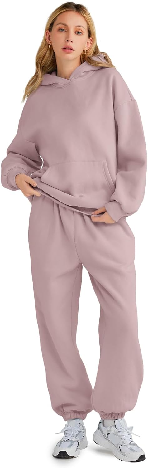 Thumbnail 1 de AUTOMET Women’s 2-Piece Lounge Hoodie & Sweatpants Set (Plus Size)