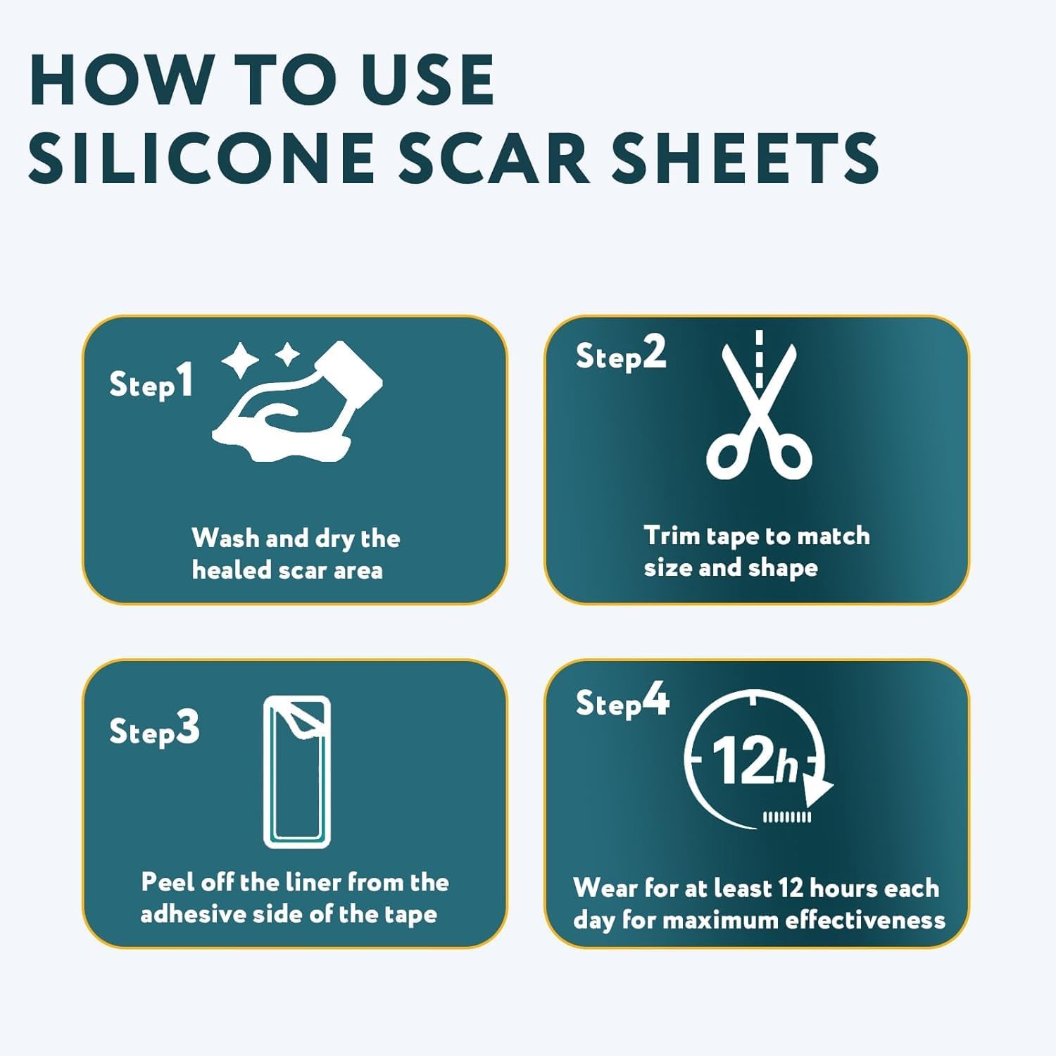 Detalle 2 de Silicone Scar Tape Roll, 120" x 1.6", Reusable and Washable
