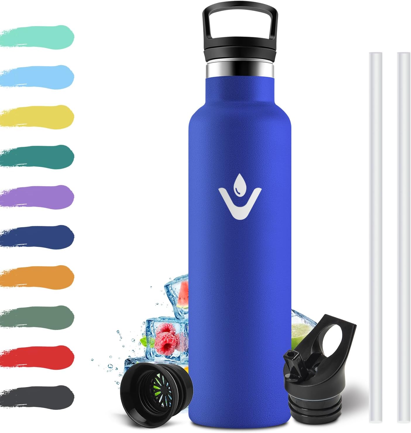 Detalle de Gourde Isotherme 750ml inox avec paille