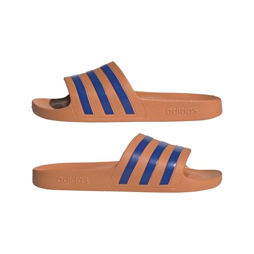 Thumbnail 6 de adidas Unisex Adilette Aqua Slides Dusky Orange/Team Royal Blue/Dusky Orange 8 UK 42 EU