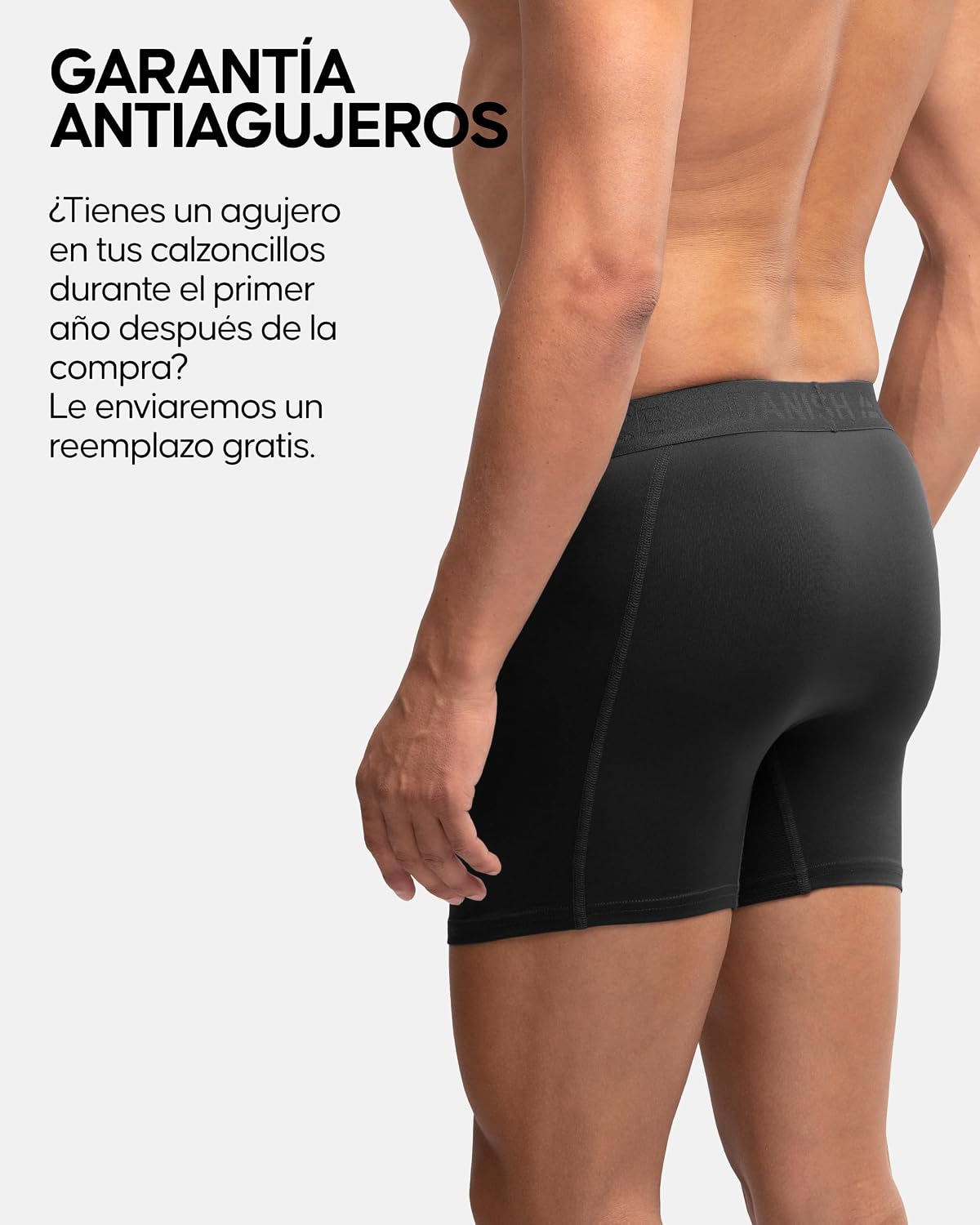 Detalle 2 de Danish Endurance Men's Sports Trunks 3-Pack 90% poliéster