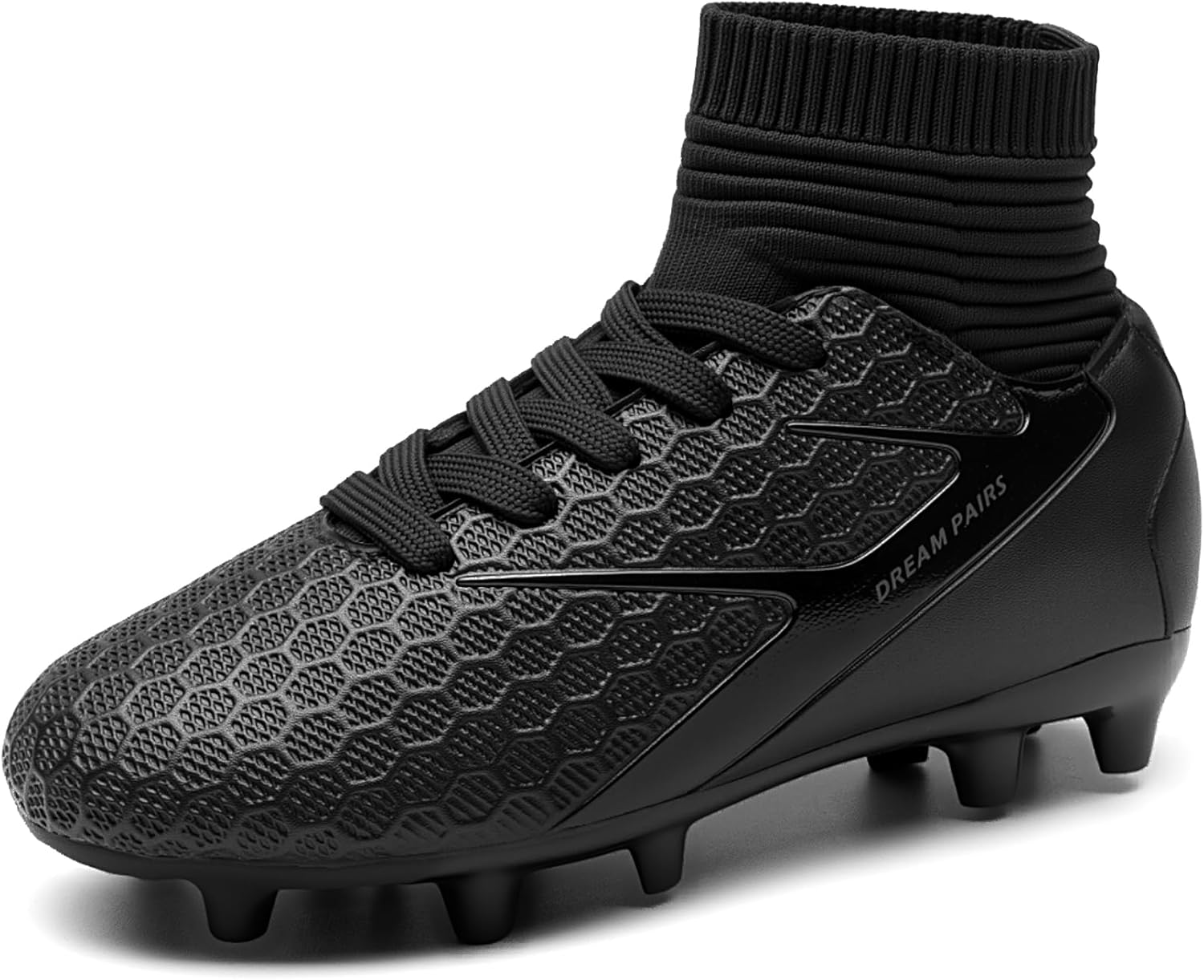 DREAM PAIRS Youth High-Top Soccer Cleats for Boys & Girls (Firm Ground Outdoor)