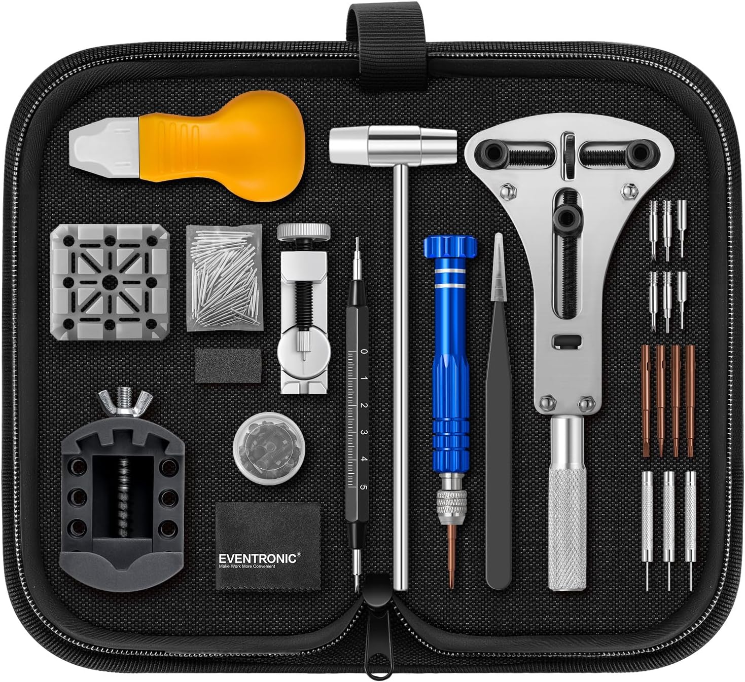 Detalle de Eventronic 154PCS Watch Repair Kit: Link Removal & Battery Replacement