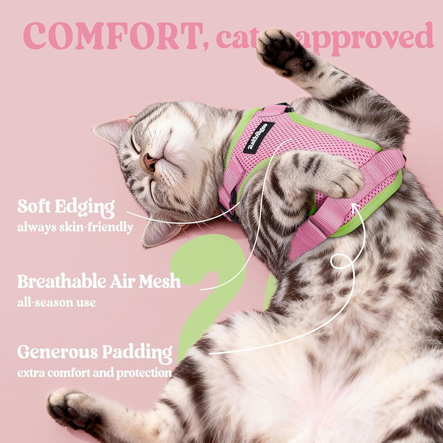 Detalle 2 de rabbitgoo Cat Harness Set, Size S