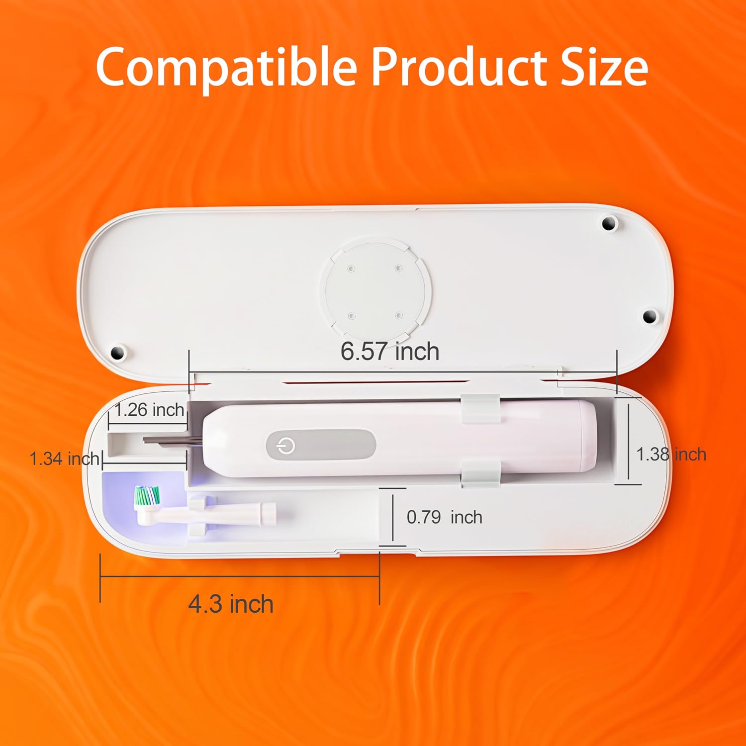 Detalle de iHave Toothbrush Sanitizer Case, ABS+PC