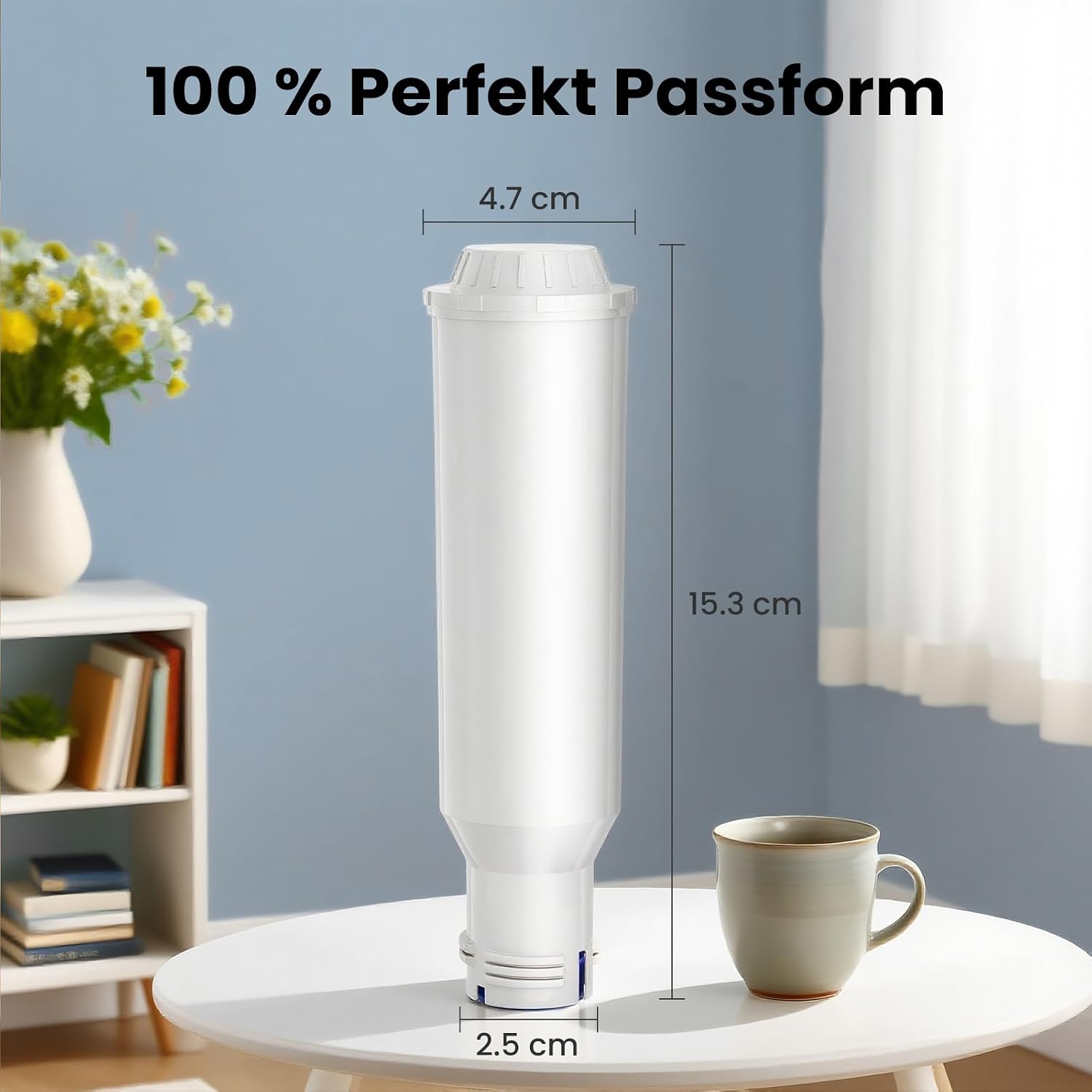 Thumbnail 5 de Mutital 6 vattenfilter för kaffemaskiner – kokosbaserat aktivt kol