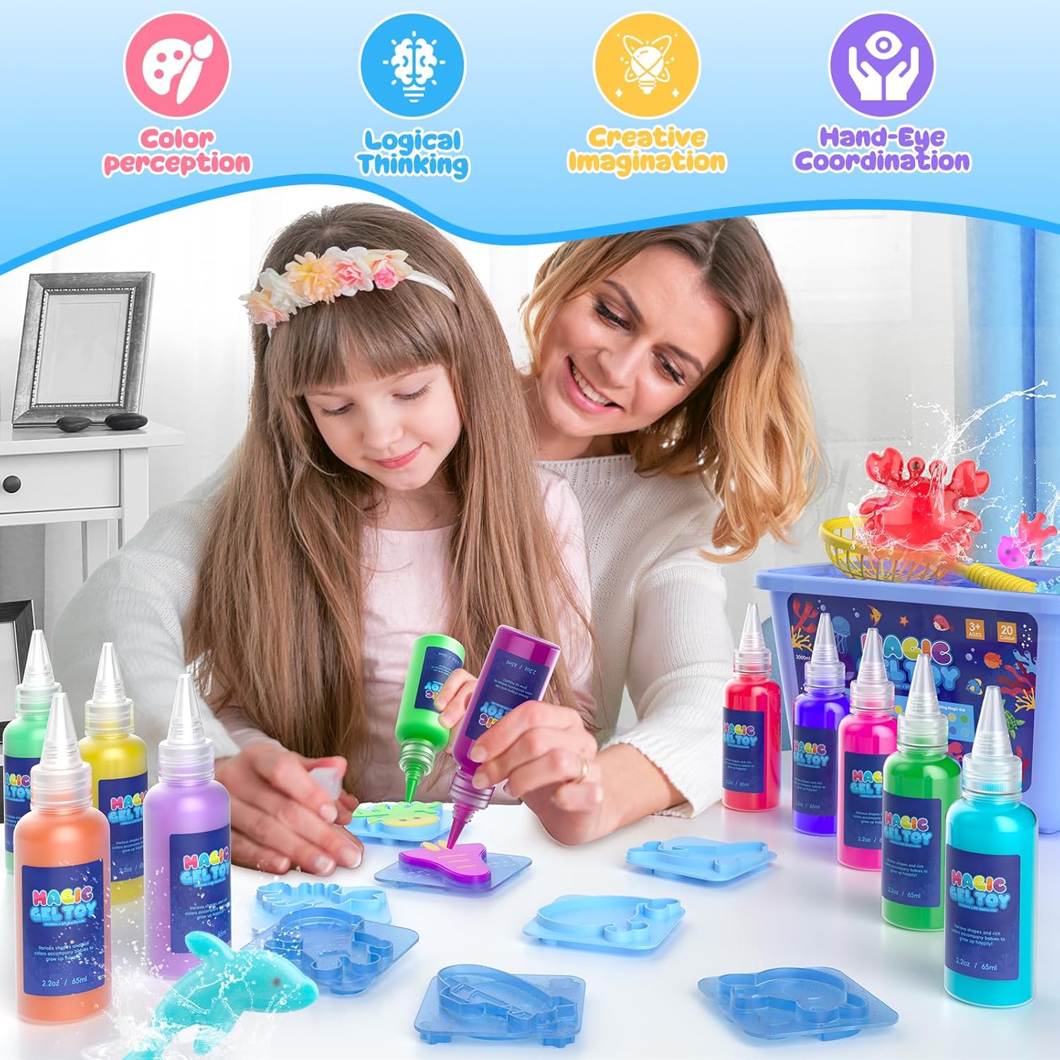 Thumbnail 3 de Hot Bee Magic Water 20-colour Aqua Fairy kit 🎨