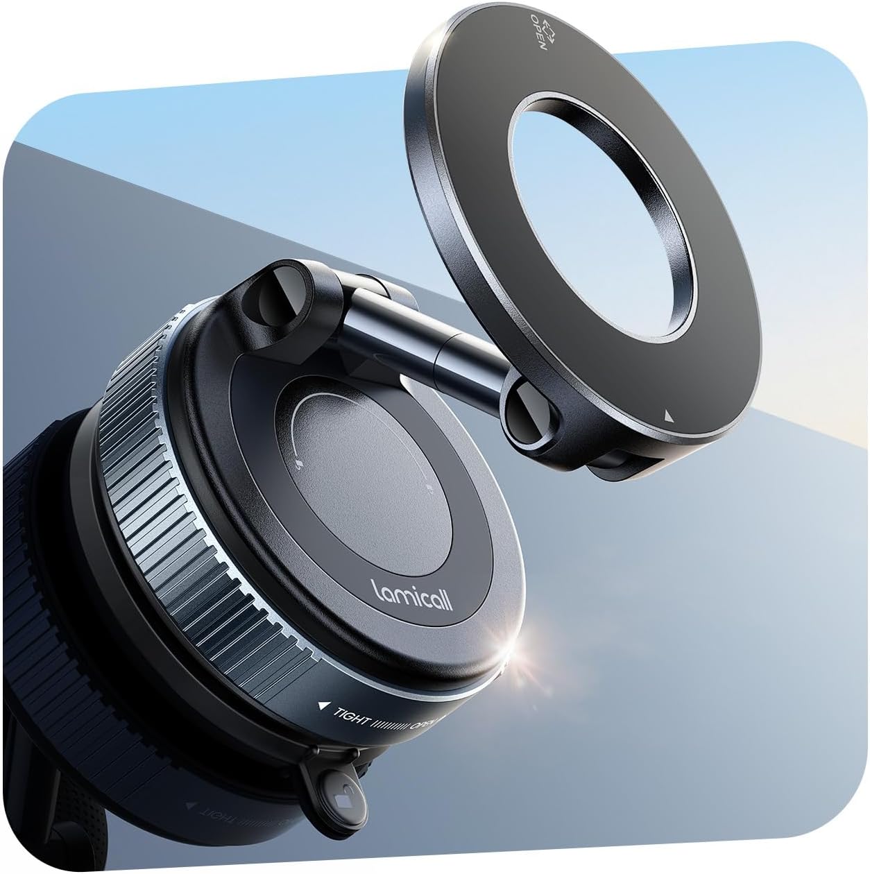 Detalle de Lamicall Vacuum Magnetic Car Phone Holder 2025