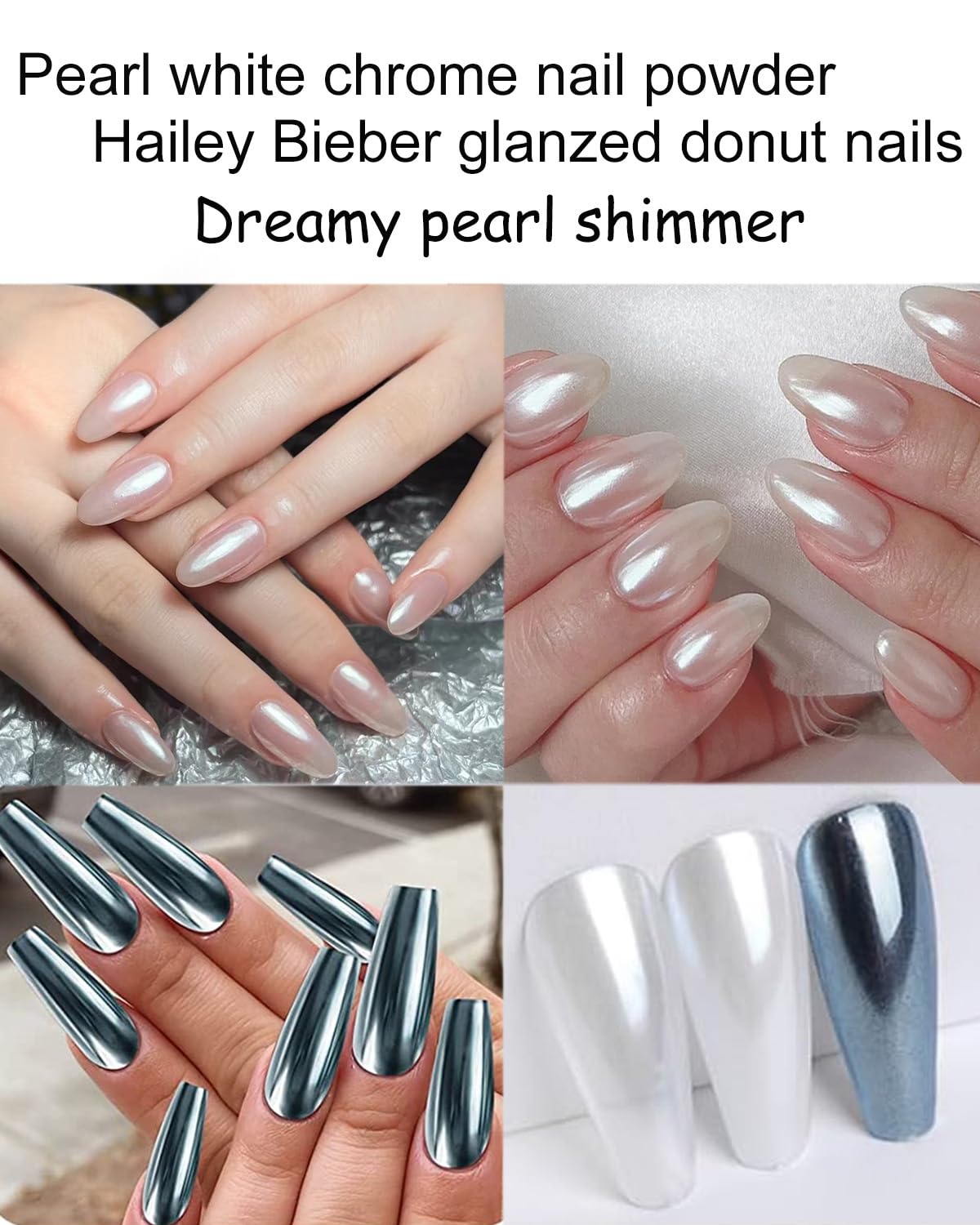 Detalle 2 de Chrome Nail Powder für Spiegeleffekt
