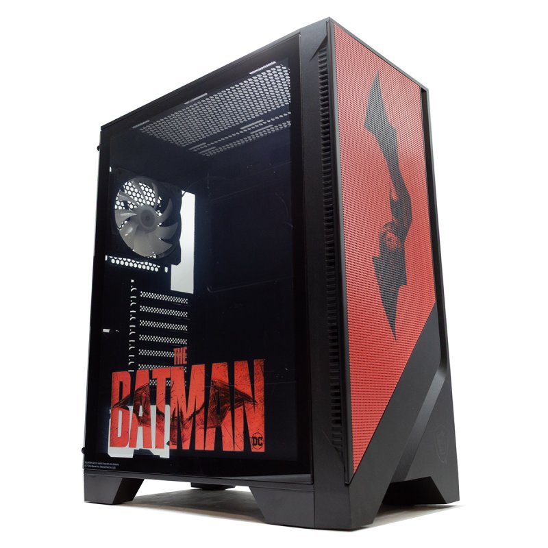 Detalle 2 de MSI MAG FORGE 121A AIRFLOW ARGB: Torre ATX con 4 ventiladores ARGB y cristal templado (The Batman)