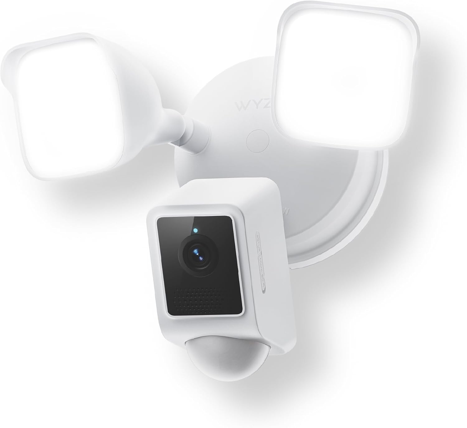 Detalle de WYZE Floodlight Camera v2 Outdoor Security, 2K Color Night Vision & 2800-Lumen LEDs