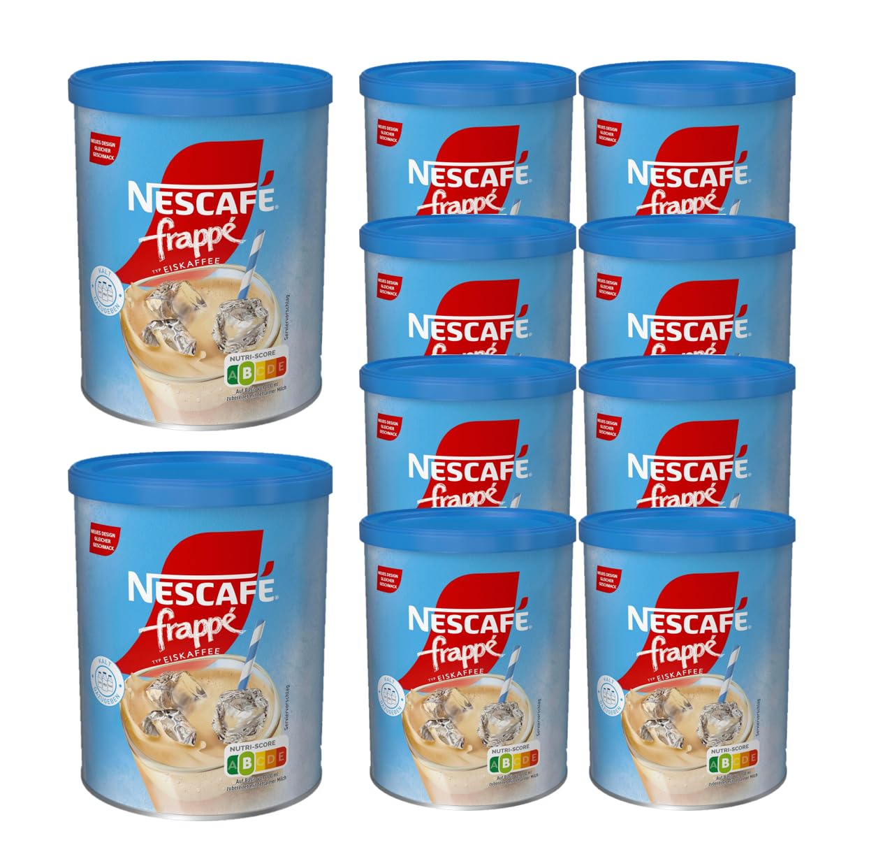 Thumbnail 2 de NESCAFÉ Frappé Typ Iced-Coffee, 2er Pack (275 g pro Dose) – Frappé-Kaffeepulver mit Instant-Kaffee