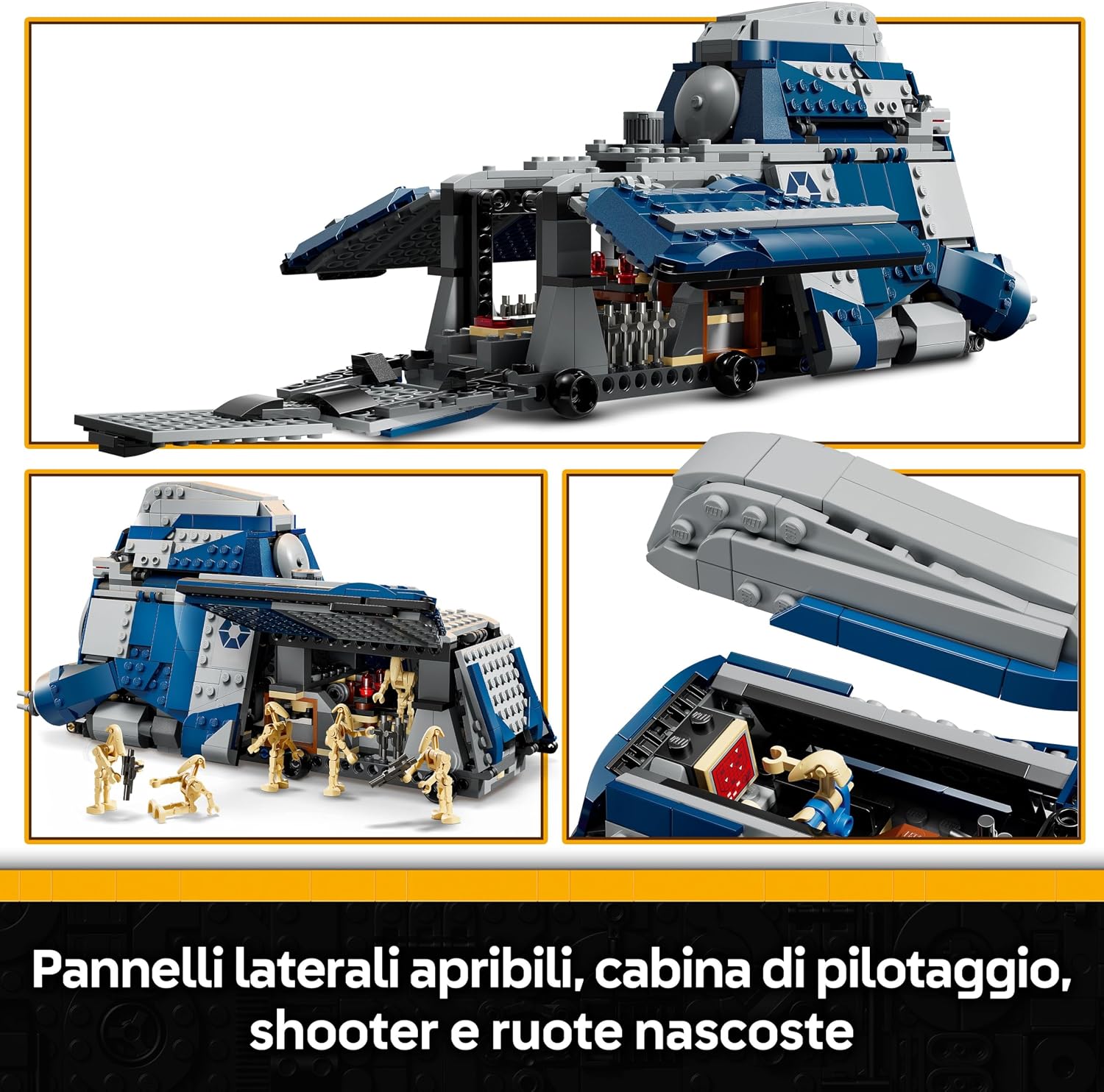 Detalle 2 de LEGO Star Wars 75435 MTT Separatista 10 figure 🚀