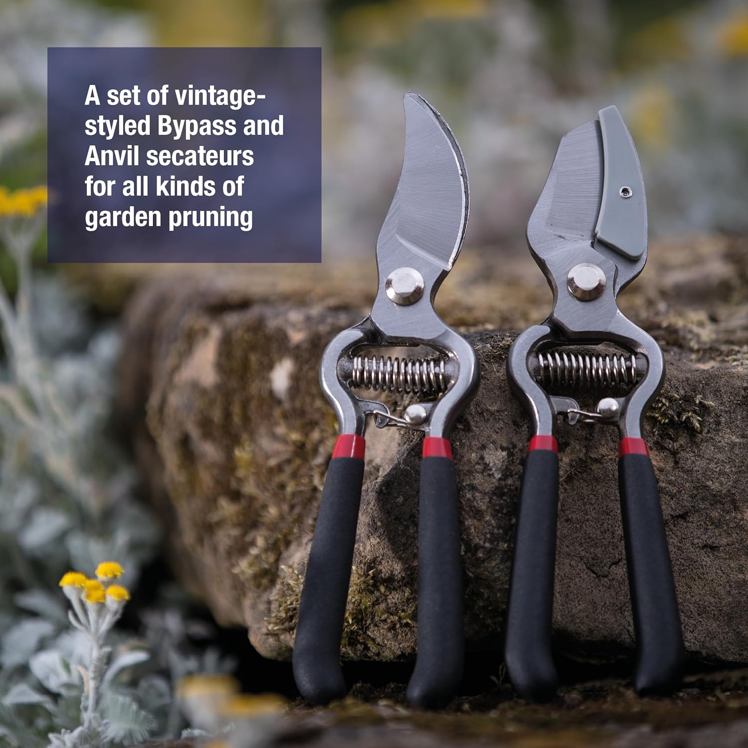 Thumbnail 2 de Spear & Jackson CUTTINGSET8 Traditional Bypass and Anvil Secateurs Set