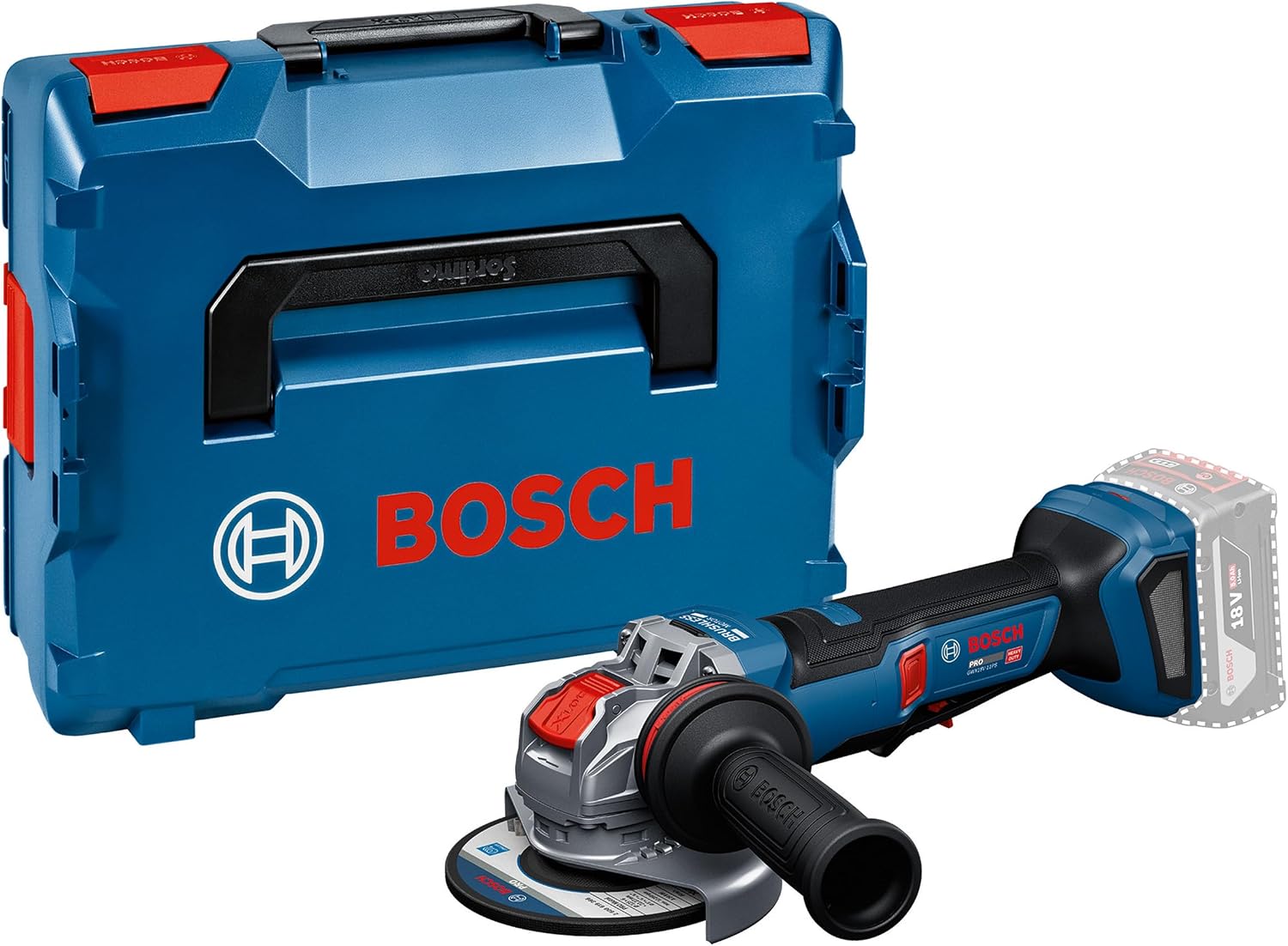 Detalle de Bosch PRO 18V System Smerigliatrice angolare a batteria GWX18V-11PS (incl. L-BOXX)