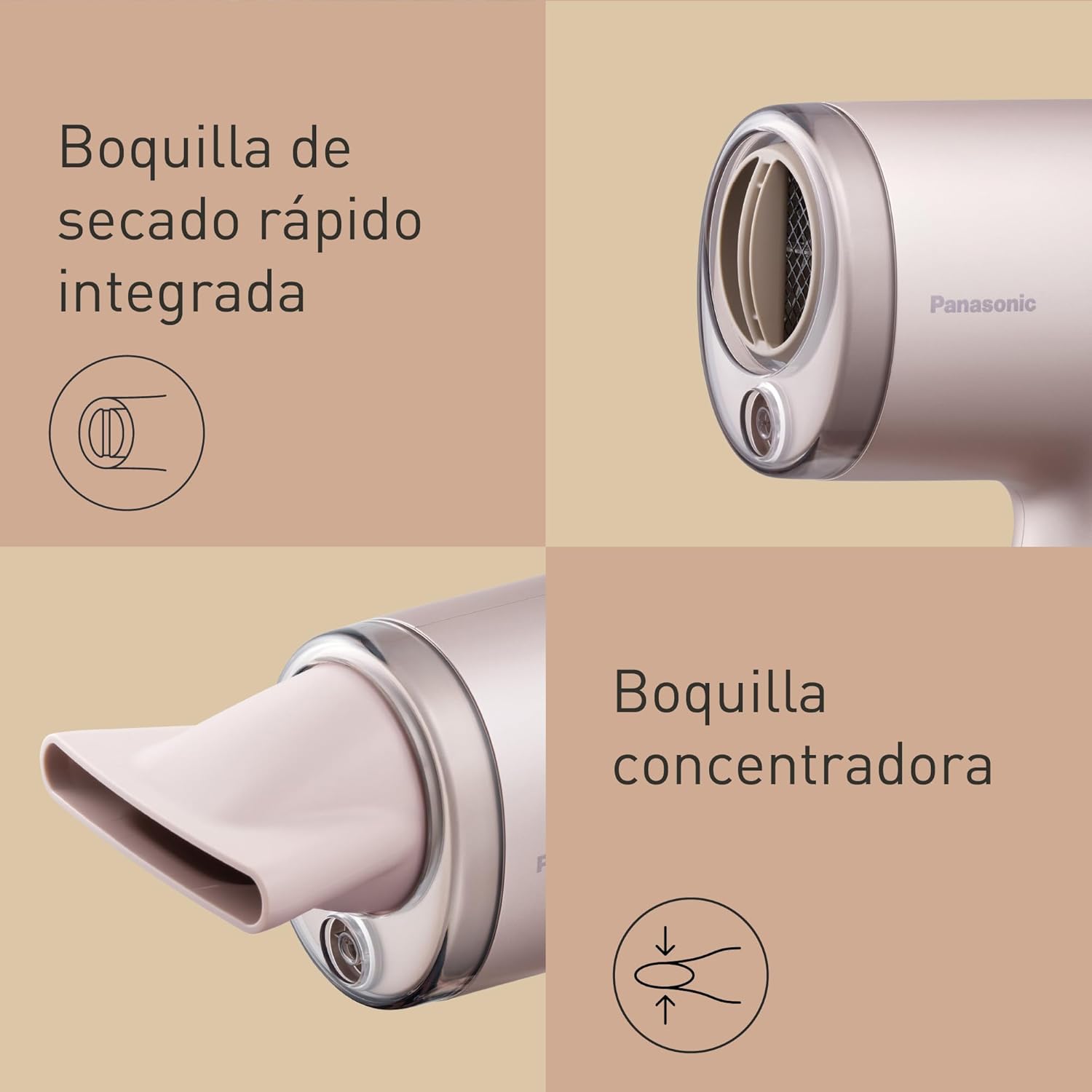 Thumbnail 4 de Panasonic EH-NA7M-P825 secador nanoe 1600 W
