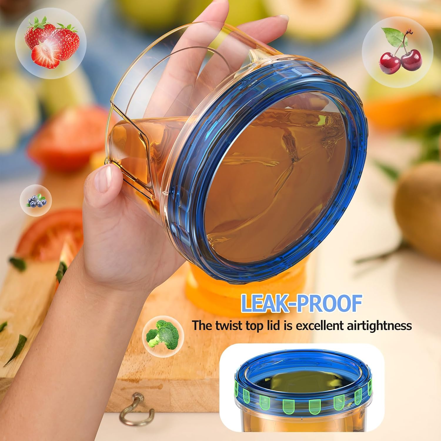 Thumbnail 4 de Winproper 16 oz Freezer Containers 6-Pack