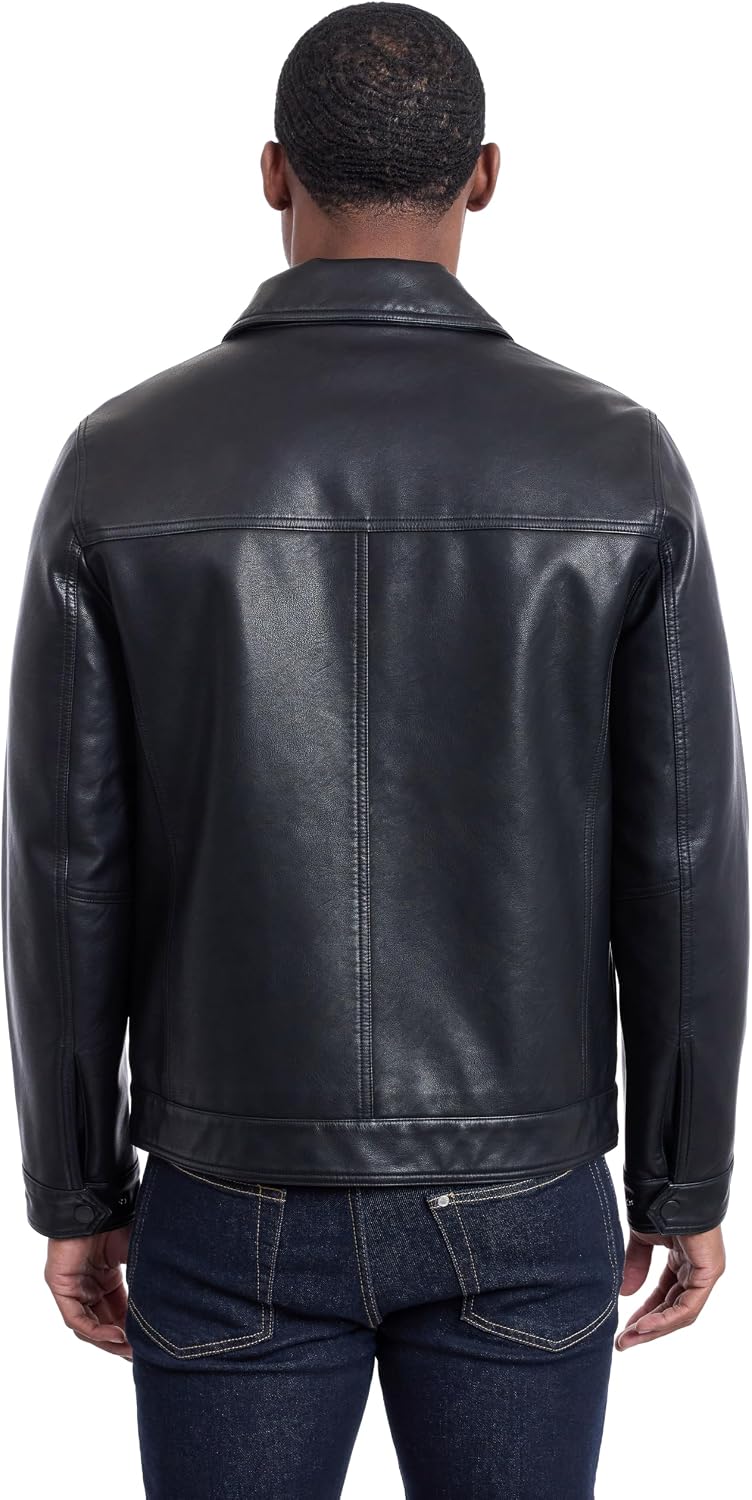 Detalle 1 de Tommy Hilfiger Faux Leather Jacket for Men