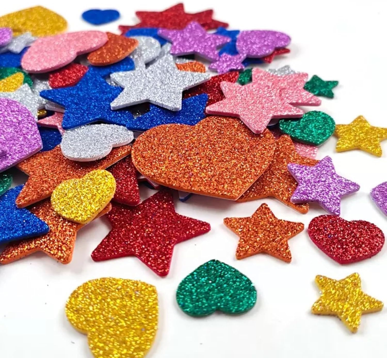 Thumbnail 2 de joonnair 476 Glitzersteine Selbstklebend – 4 Blätter mit 776 Teilen für Bastelprojekte