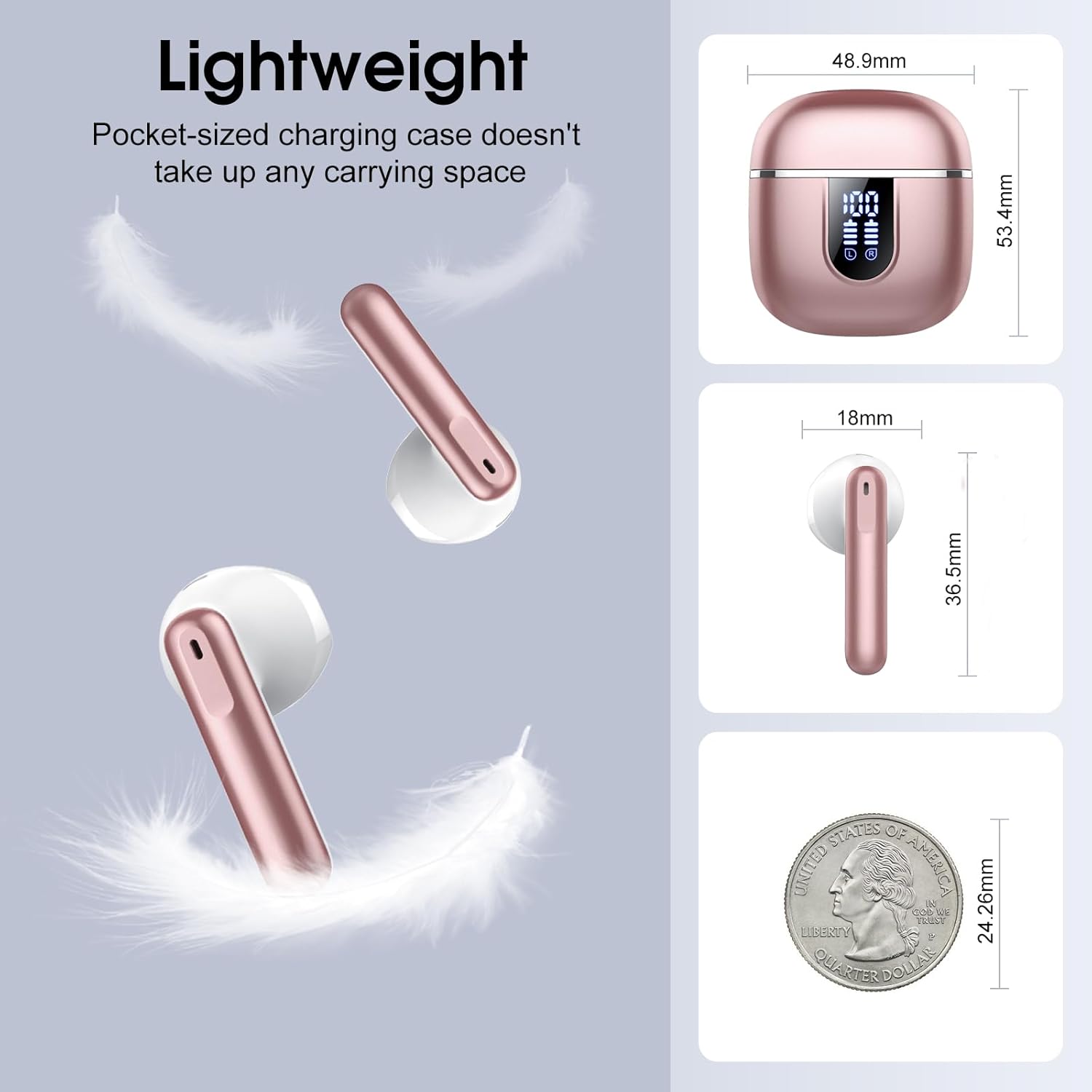 Thumbnail 4 de Wireless Earbuds 2026 Bluetooth 5.4