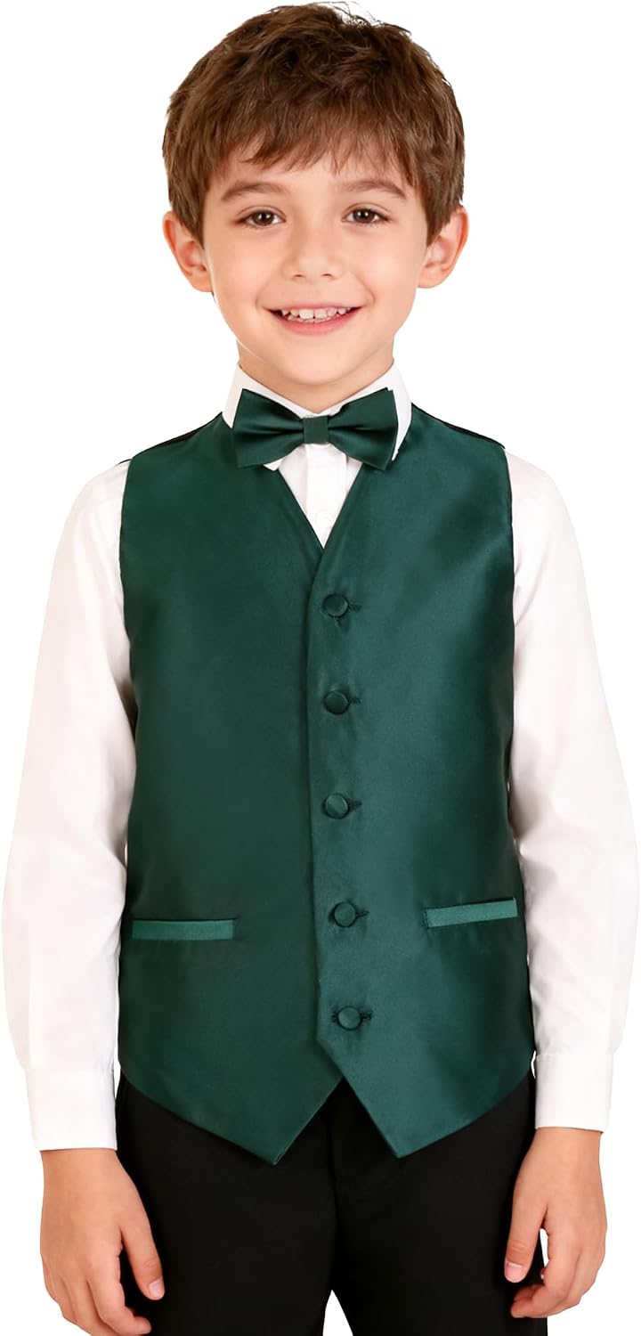 Detalle de Alizeal Boys 3pc Tie and Waistcoat Set
