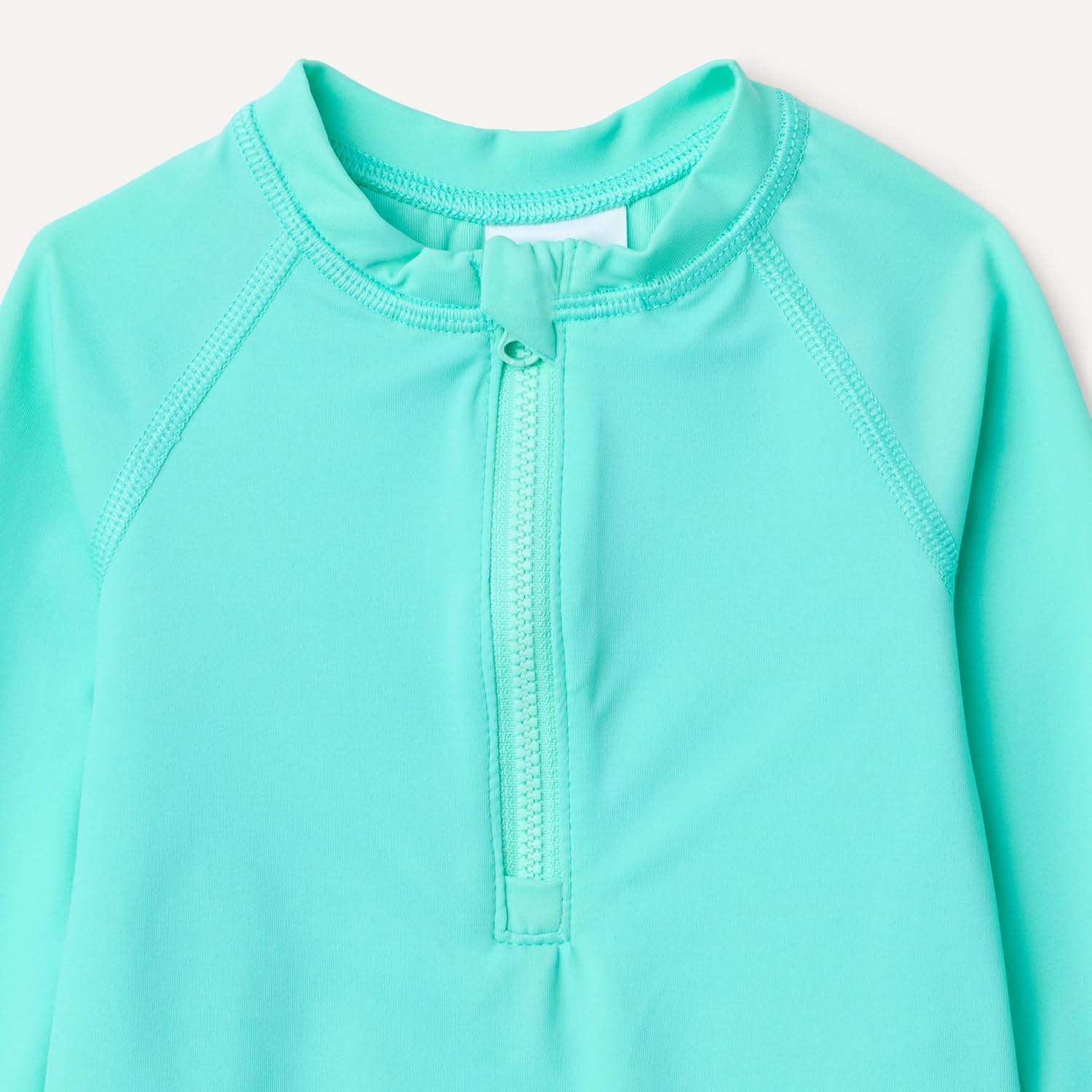 Detalle 2 de Maillot de bain une pièce rashguard manches longues pour bébé fille Amazon Essentials