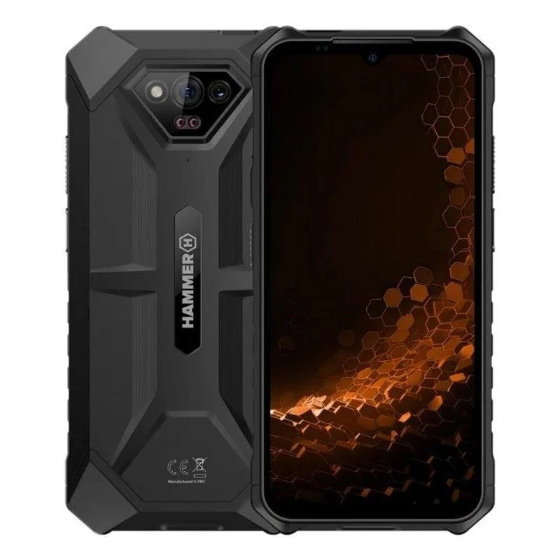 Detalle de Hammer Iron V 4G 6GB 64GB 6.5" Negro: resistencia y autonomía para uso en exteriores