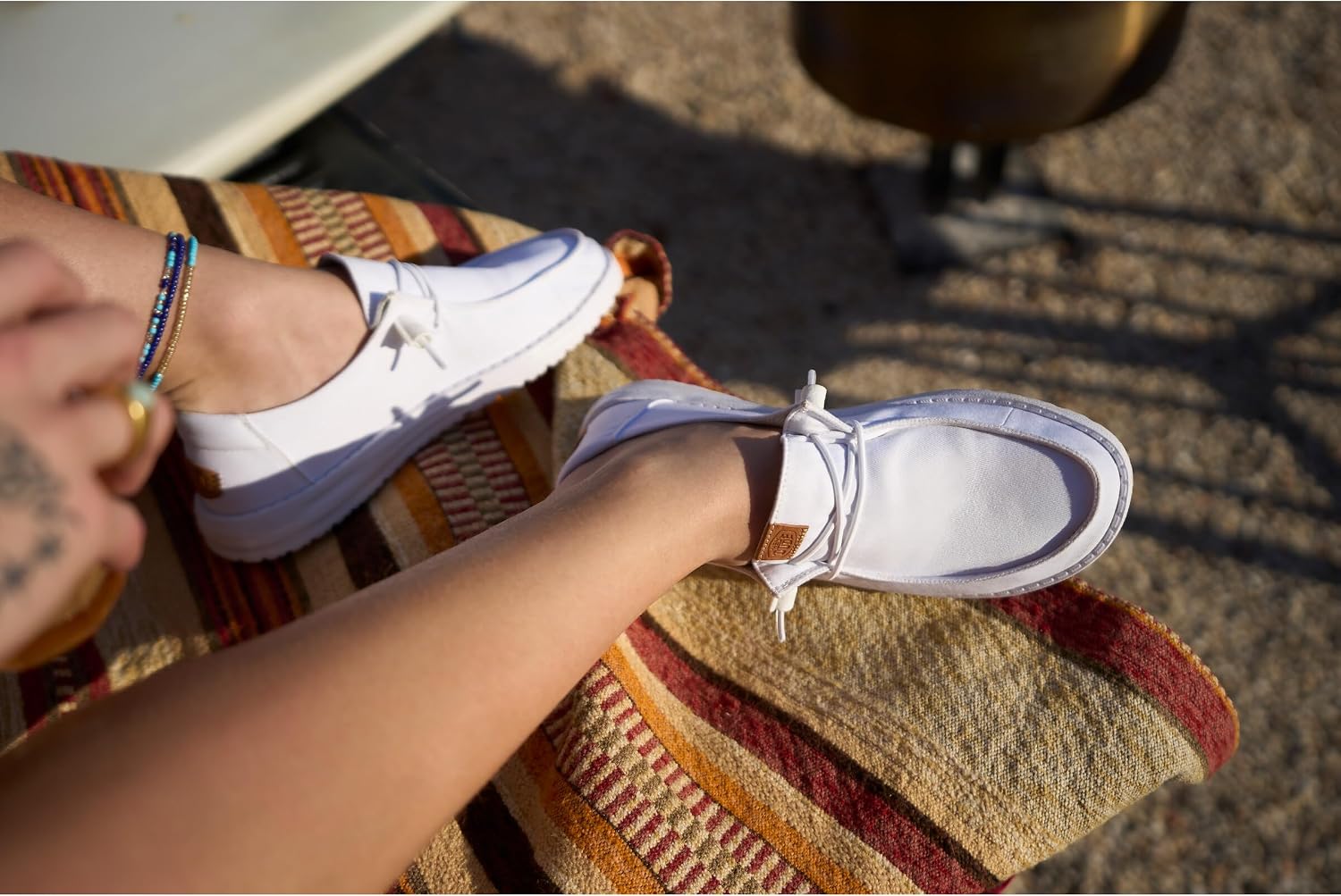 Thumbnail 6 de Hey Dude Wendy Stretch Canvas Damen – Slip-On Ballerinas
