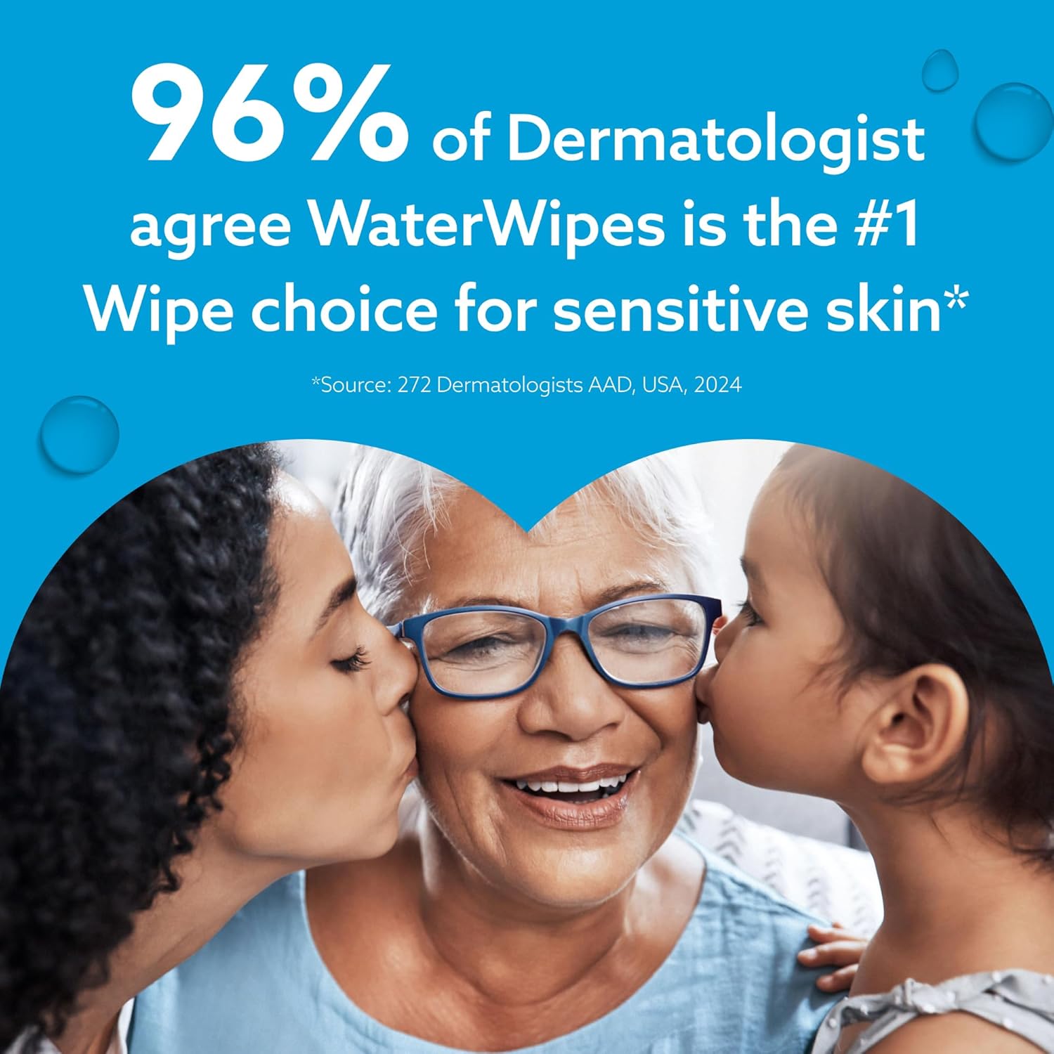 Detalle 2 de WaterWipes Sensitive+ Baby Wipes 720 Count