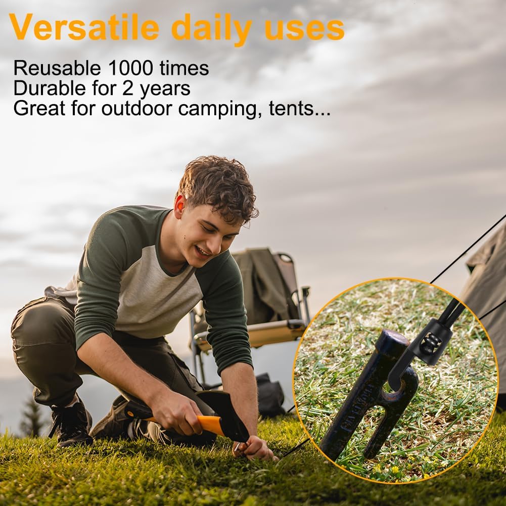 Thumbnail 4 de Adiwo 18 Stück Spanngummi mit Haken, 25 cm Expanders mit Haken – zuverlässige Gummispanner für Outdoor und Haushalt