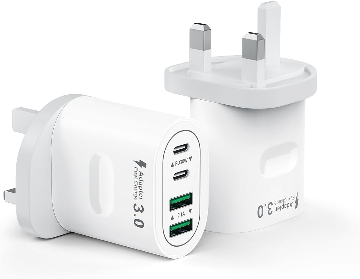 Detalle 1 de USB C 60W charger 4 port fast charge