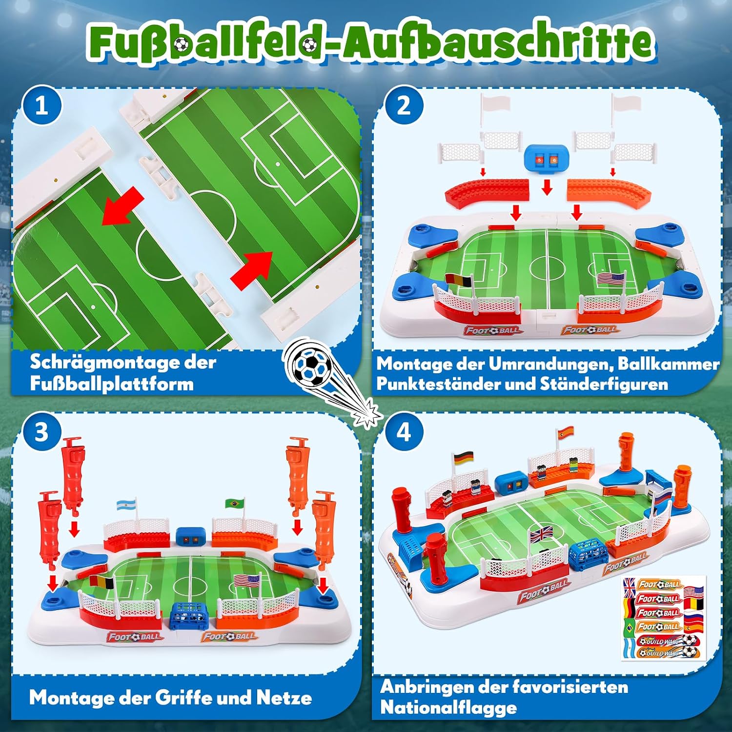 Thumbnail 2 de Tischkicker Kinder Spielzeug Fußball
