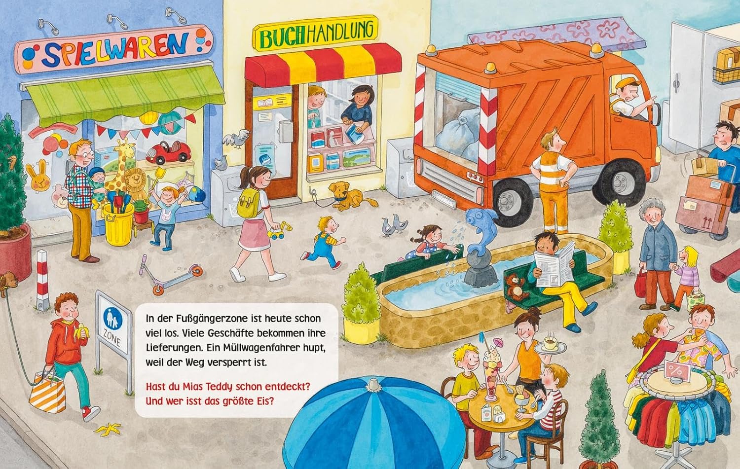 Detalle de Unkaputtbar: Mein erstes Wimmelbuch – Unterwegs in der Stadt, tålig myllrande bilderbok