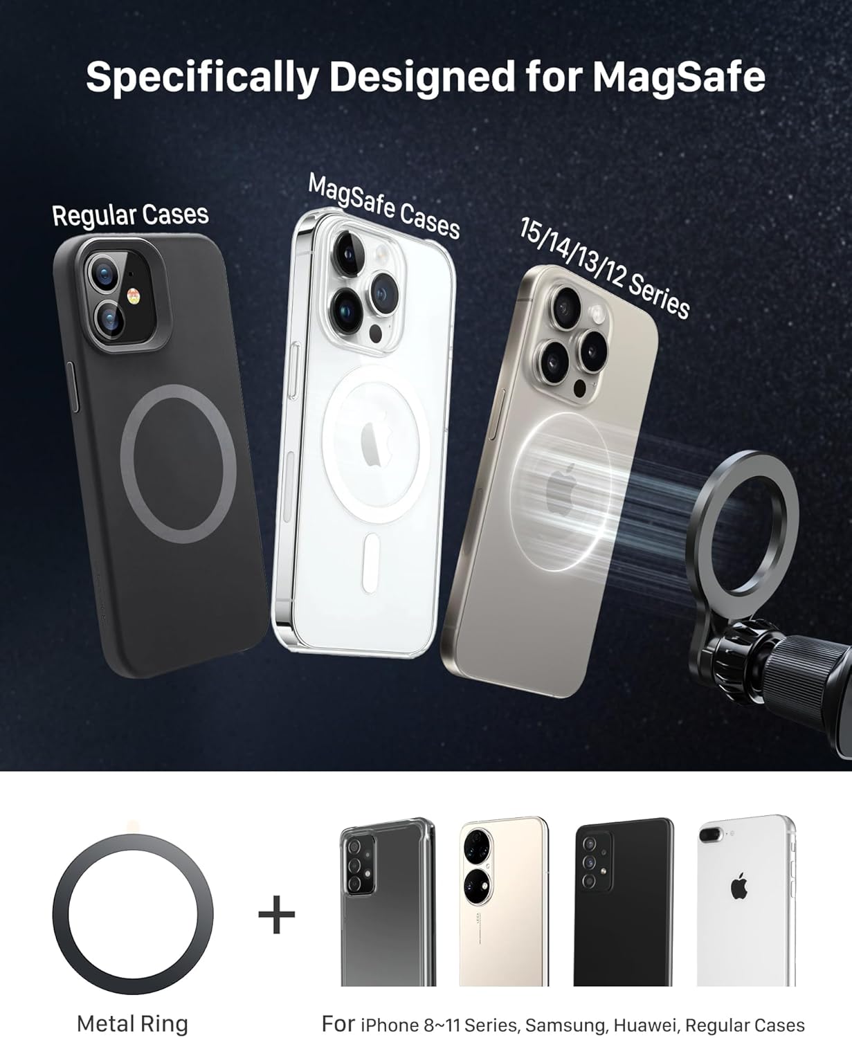 Thumbnail 4 de YOSH Soporte Móvil Coche MagSafe para iPhone y Android 🚗