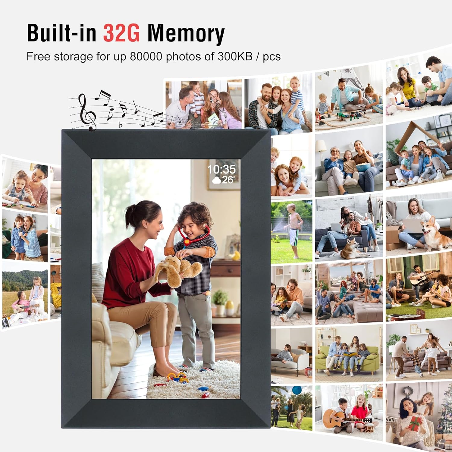 Thumbnail 5 de TSITSC Digital Photo Frame 10.1-inch