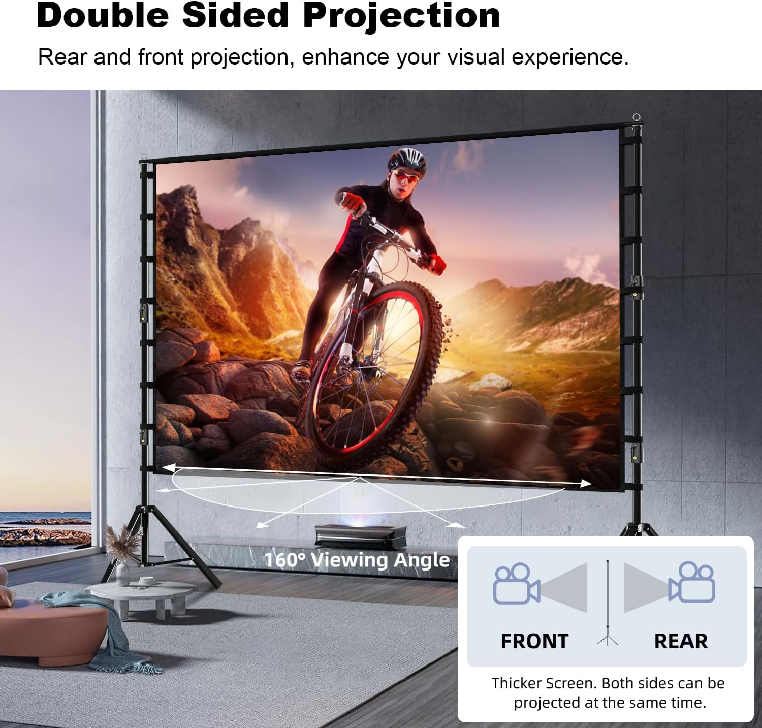 Detalle de Wootfairy 180 inch projector screen