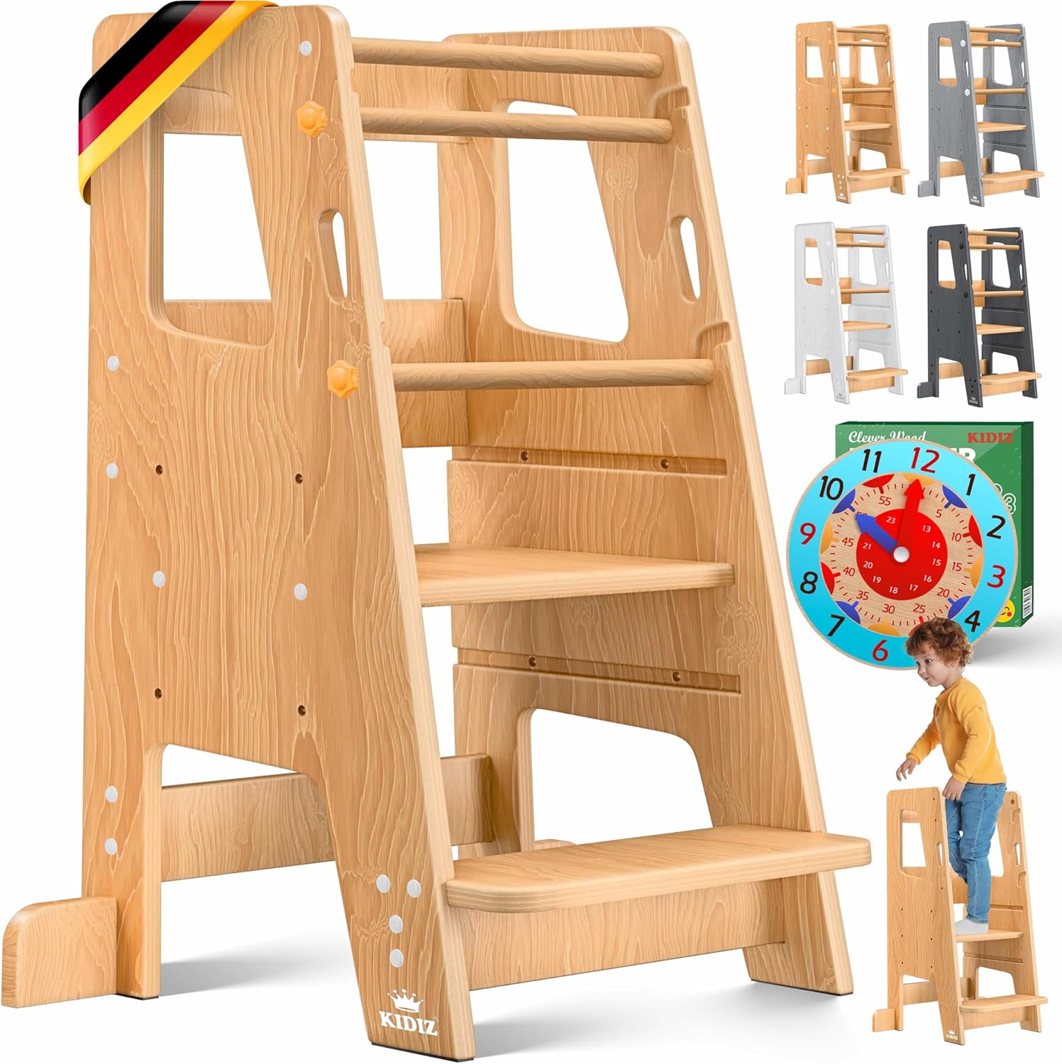 Detalle de KIDIZ® Lernturm 50 kg höhenverstellbar