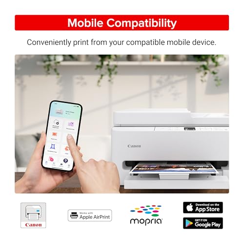 Detalle de Canon PIXMA TR7120 Wireless Color Inkjet Printer: Compact All-in-One for Home Use